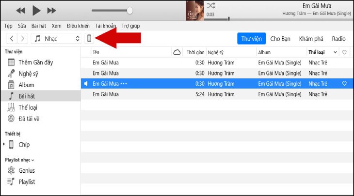 Cài nhạc chuông cho iPhone bằng iTunes máy tính bước 8